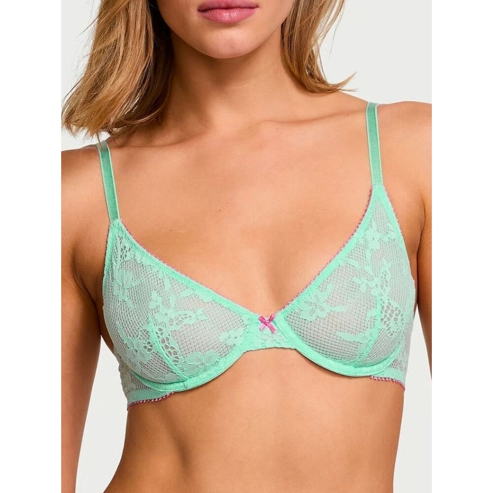 Victoria's Secret | Tease Lace Unlined Demi Bra 34C